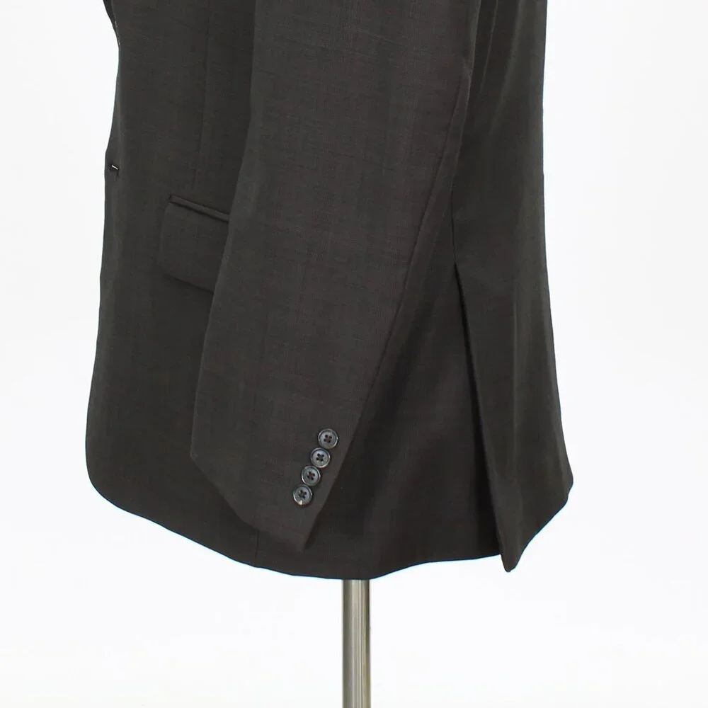 Jos. A. Bank 42R Brown Check 2-Button Sport Coat Blazer Jacket G122